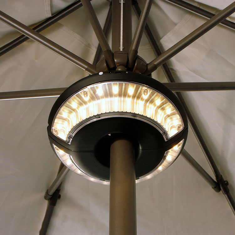 Outdoor Lighting can use 26 LEDs outdoor umbrella light patio with 3AA Battery.