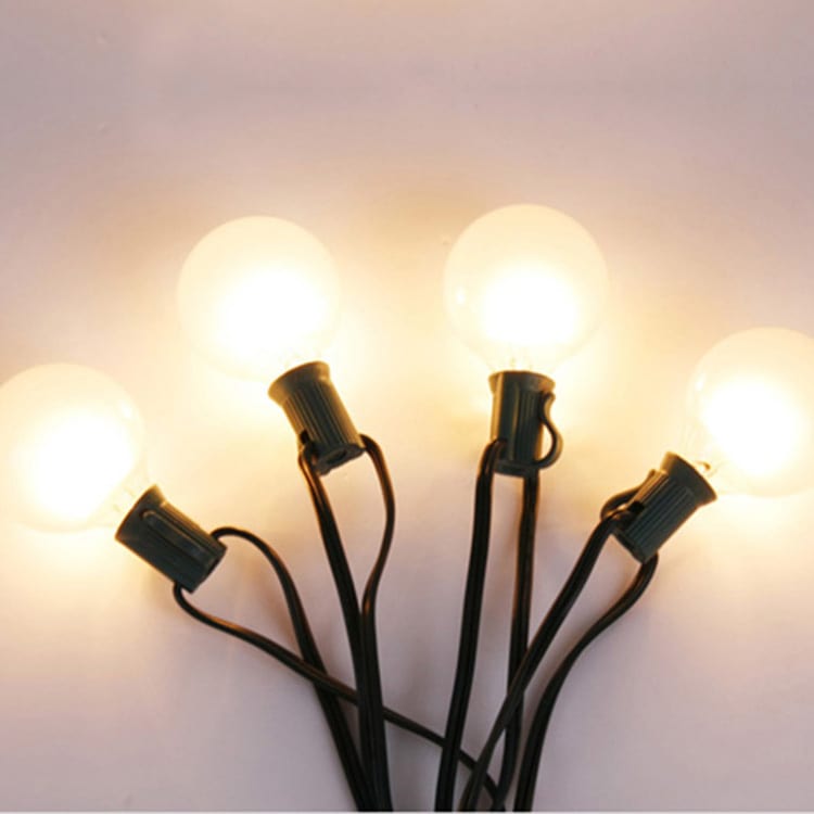 Roof Plate Waterproof Outdoor String Lights -
Incandescent String Light MYHH19002W G40 – Zhongxin detail pictures