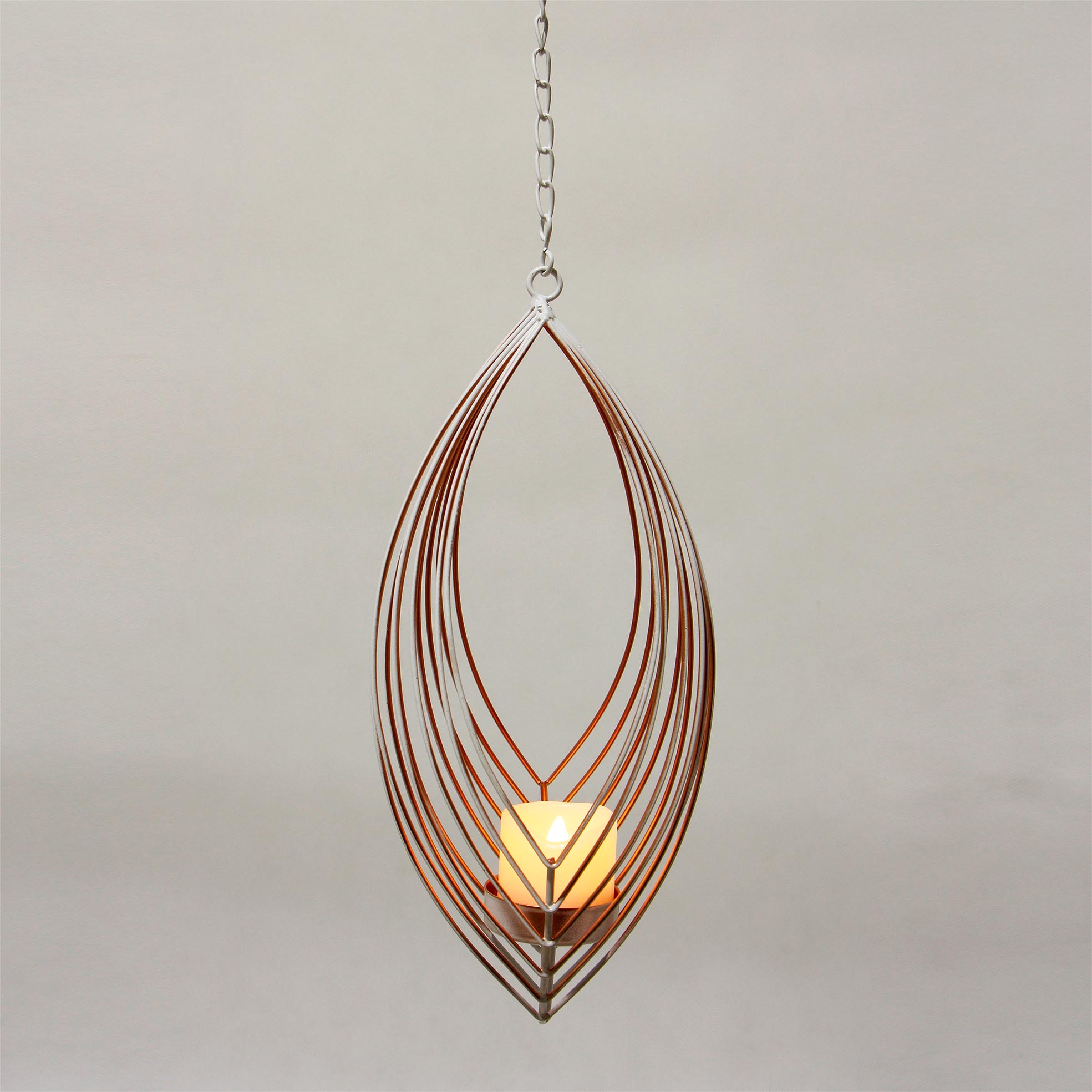 Corrugated Gl Steel Outdoor Lights Solar Powered -
Hanging LED Tea Light Holder MYHH05015 – Zhongxin detail pictures