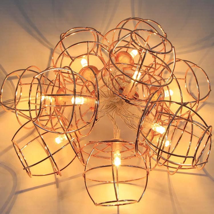Tin-Plate String Lights With Lampshade -
Wire-Wire+beads Covers MYHH02371-BO (B) – Zhongxin detail pictures