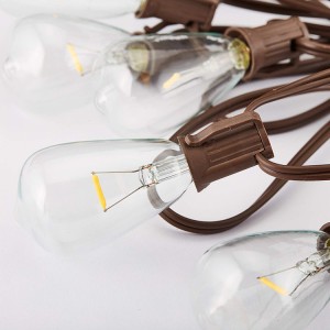 solar powered outdoor string lights