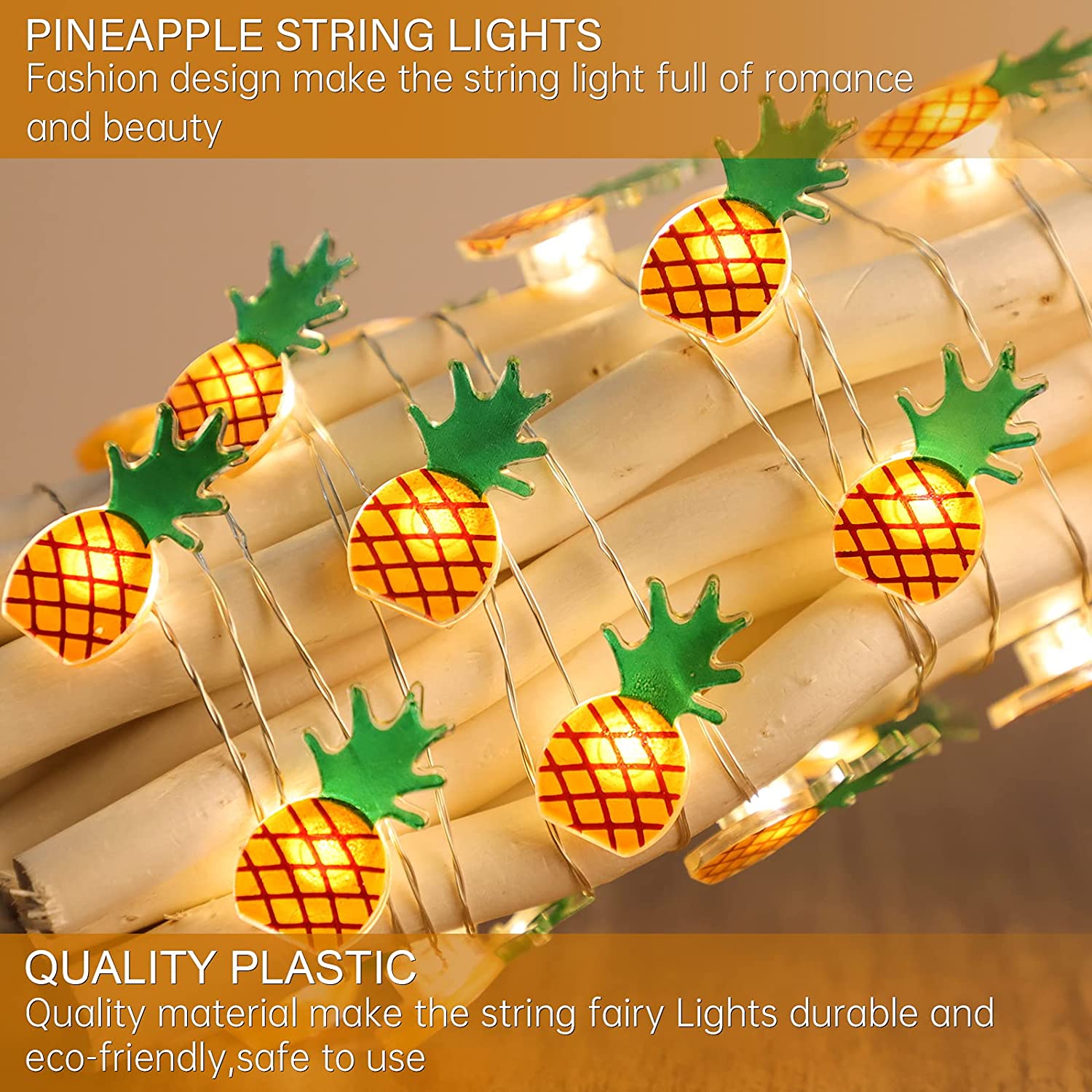 Decorative Pineapple String Lights