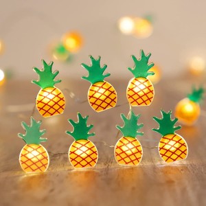 Batareya ilə işləyən Ananas LED Simli İşıqlar