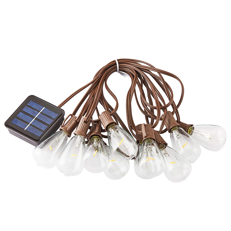 solar powered led string lights outdoor