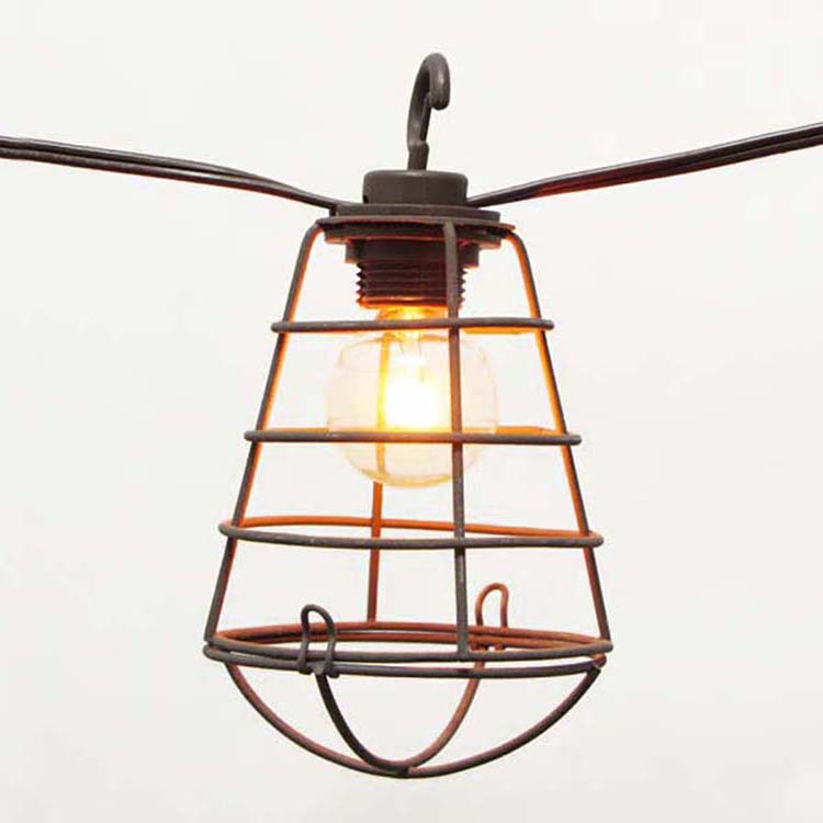 Pre-Painted Aluminum Steel Solar Powered Outdoor Lighting -
Cafe SL- Wire Cage Shades MYHH93056 – Zhongxin detail pictures