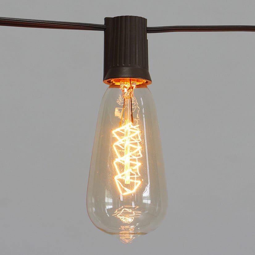 China Color Coated Steel Sheet Outdoor Edison String Lights Color Coated Steel Sheet Outdoor Edison