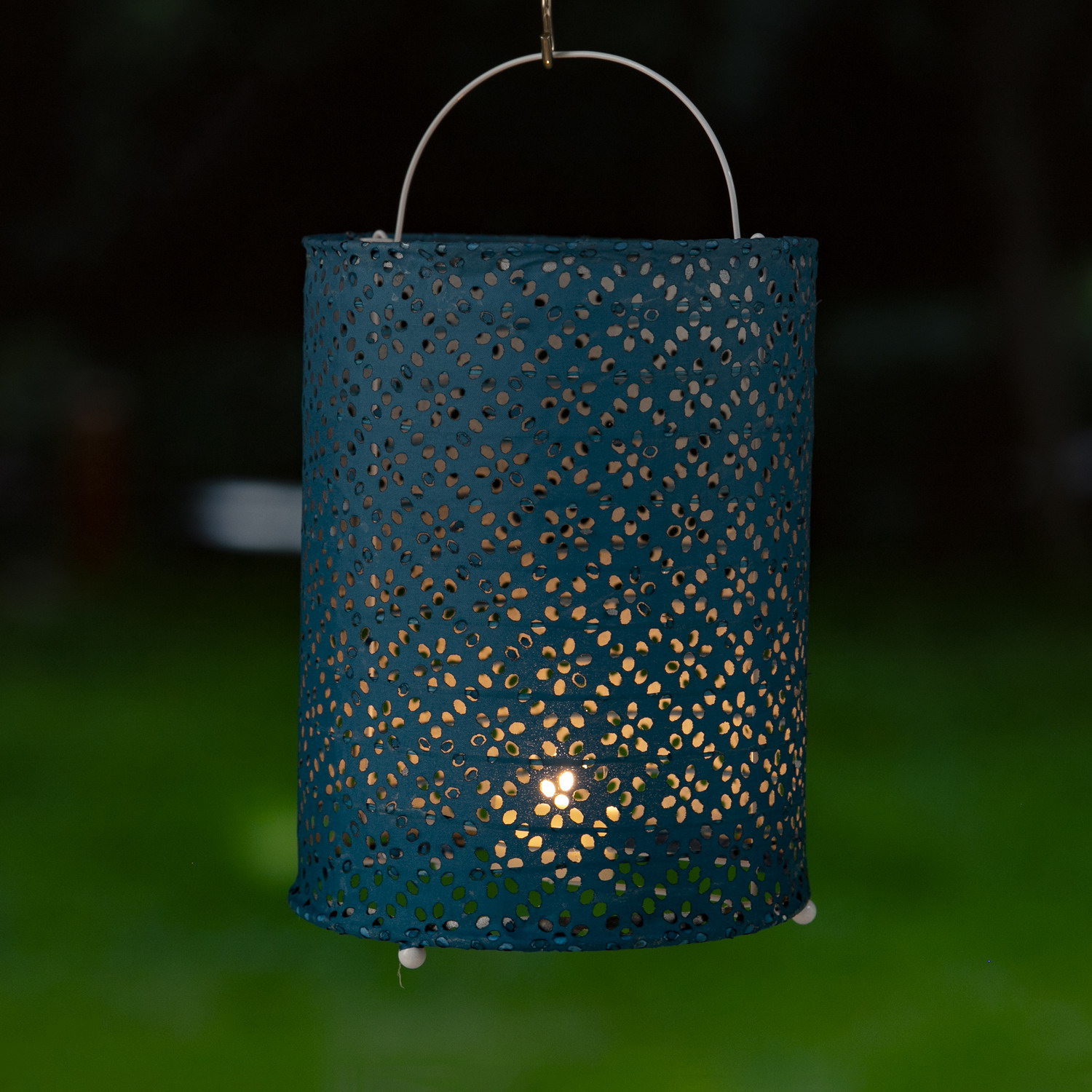 Fabric lantern solar light