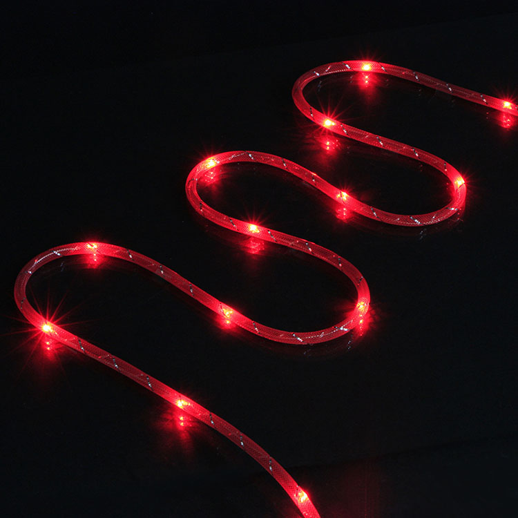 Gauze covered led rope lights