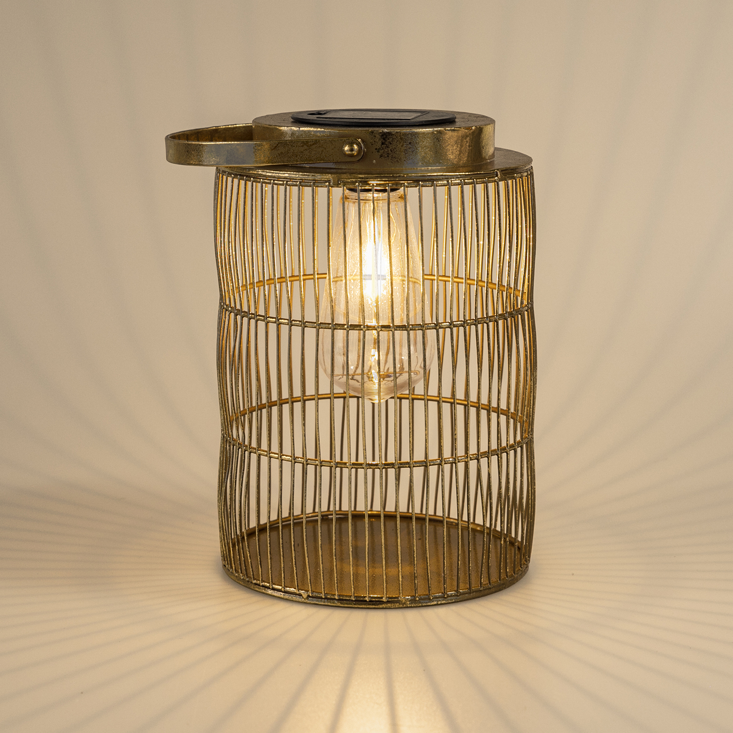 Gold Foil wire lantern