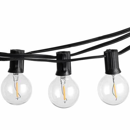 outdoor led globe string lights