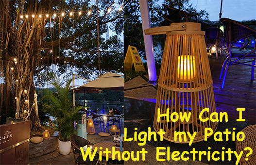 How Can I Light my Patio Without Electricity