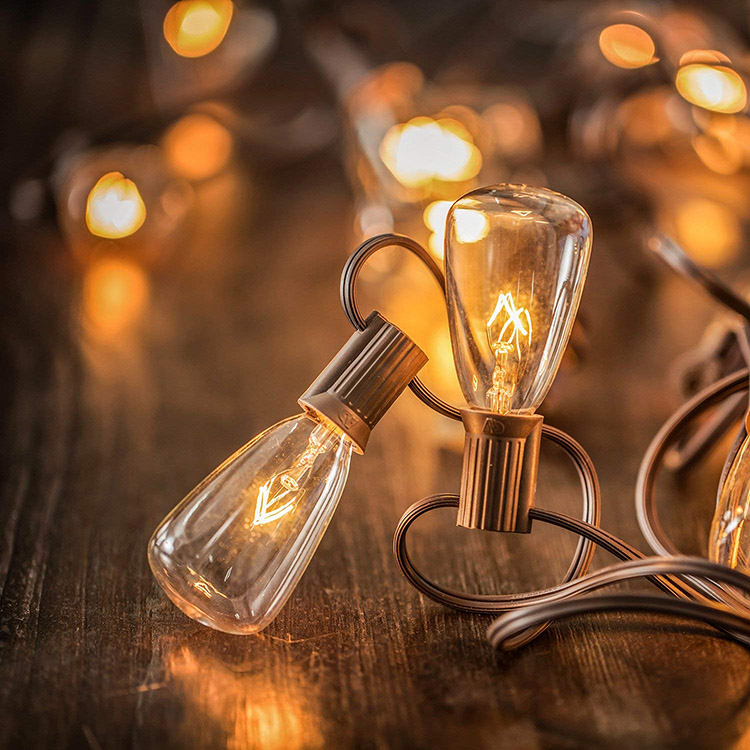 guirlandes lumineuses d'extérieur edison