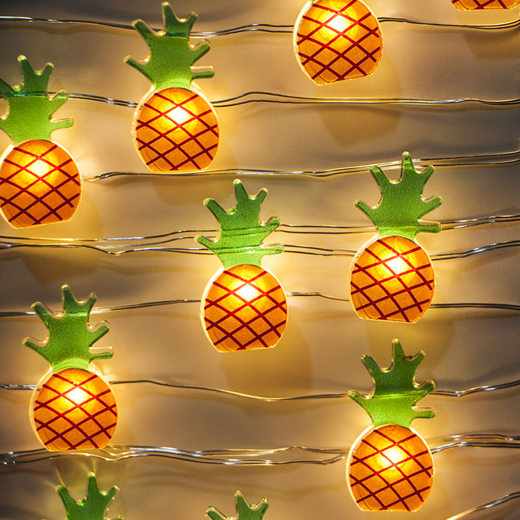 Pineapple String Lights battery powered