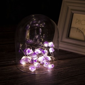 Luonto Ametisti Crystal Fairy Led String Lights