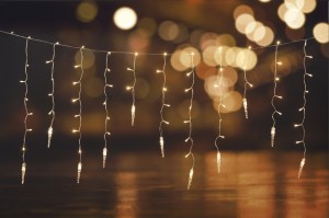 LED Icicle Curtain String lights