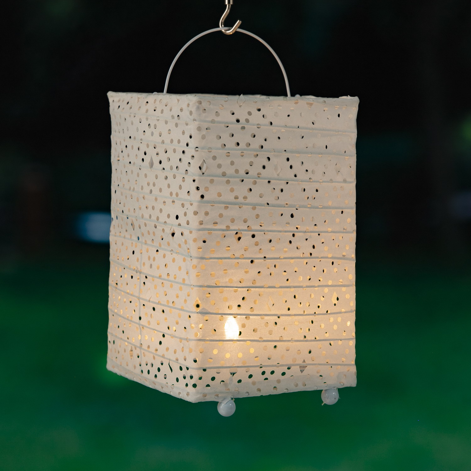 LED outdoor solar tabletop lantern