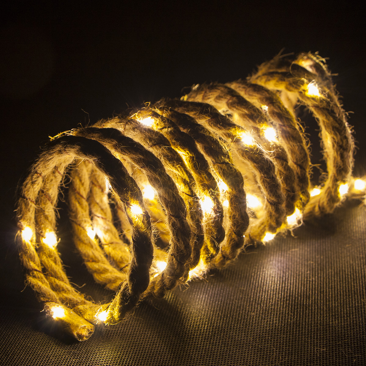 Natural Jute Rope Lights