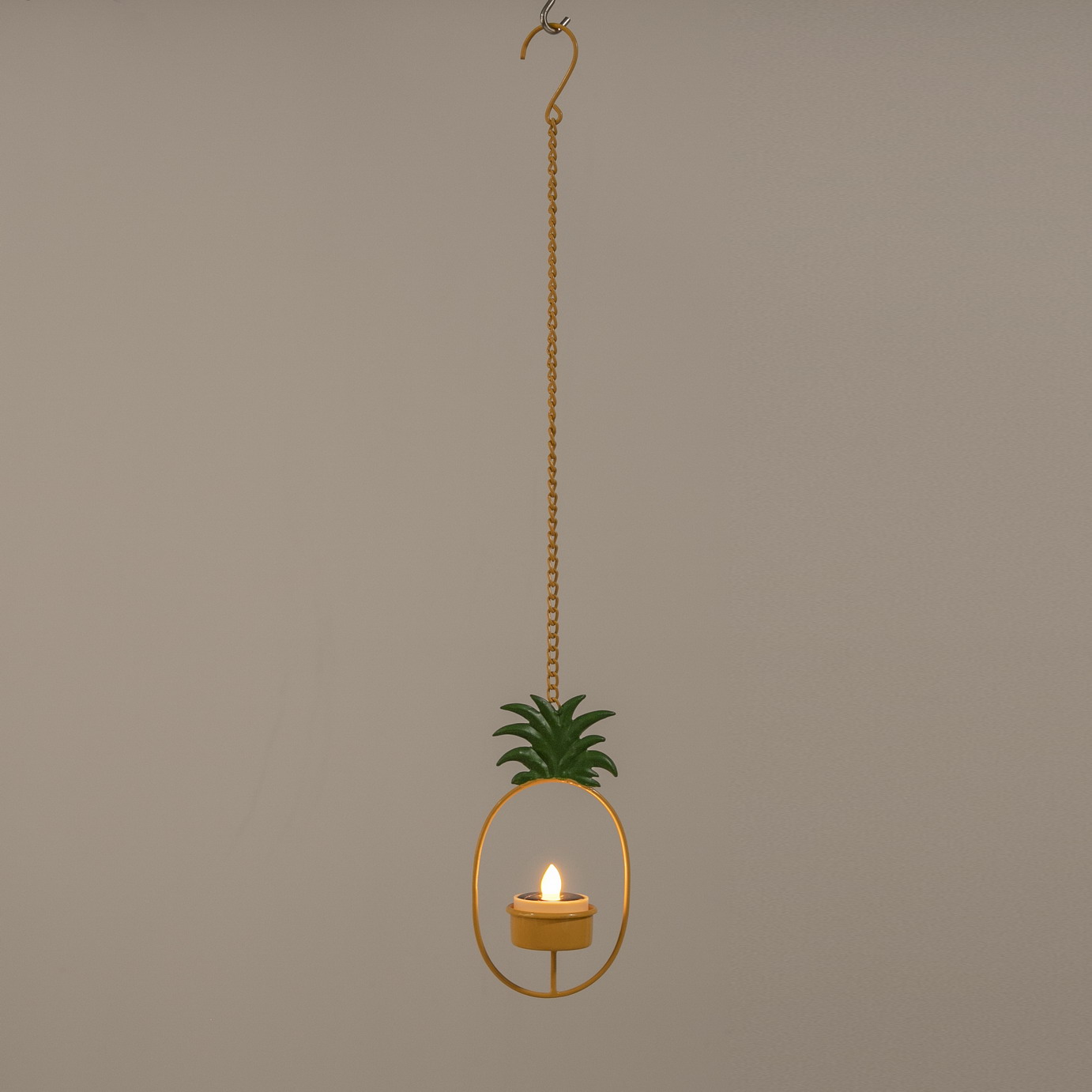 Solar Pineapple Tea light holder Lights