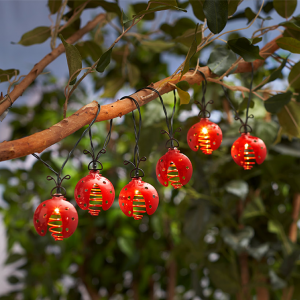 Soilse sreangán Ladybug Solar Powered