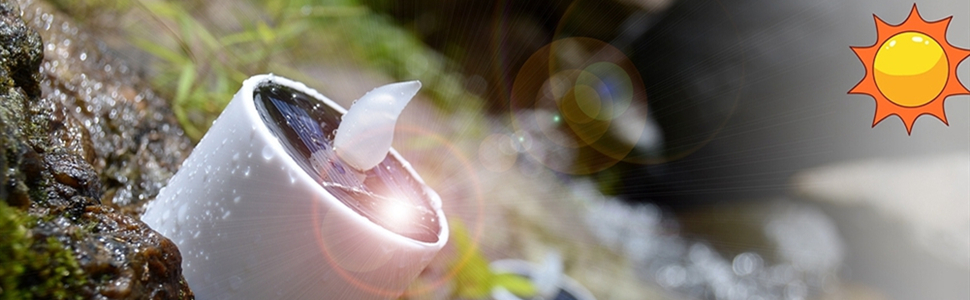 Solar Tea Light charging