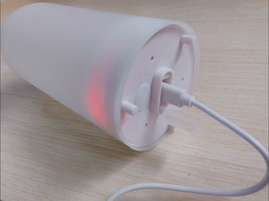 Solar candle charging by USB