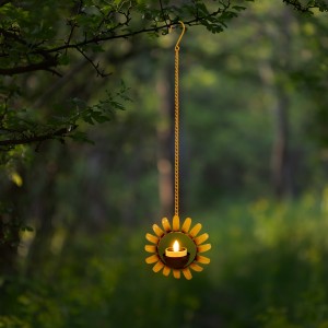 Sunflower hanging lantern