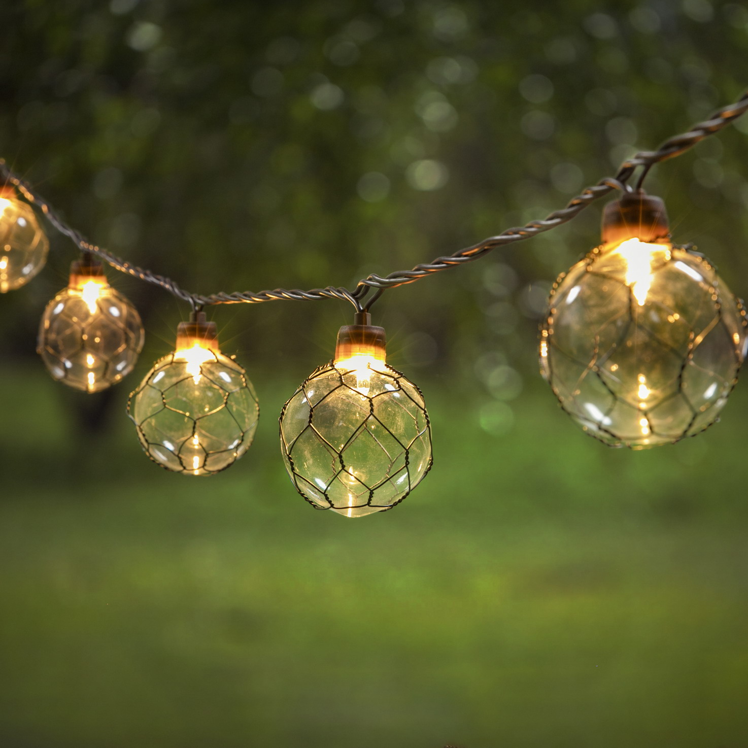 Wire Globe String lights