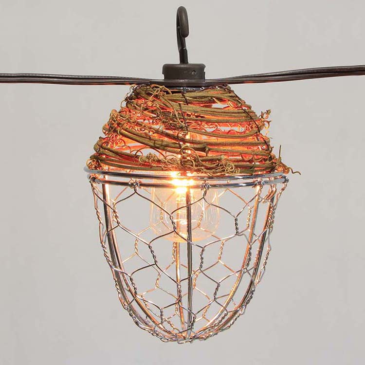 Corrugated Steel Multi Colored Led String Lights -
Cafe SL- Metal Comb Shades MYHH93125 – Zhongxin detail pictures