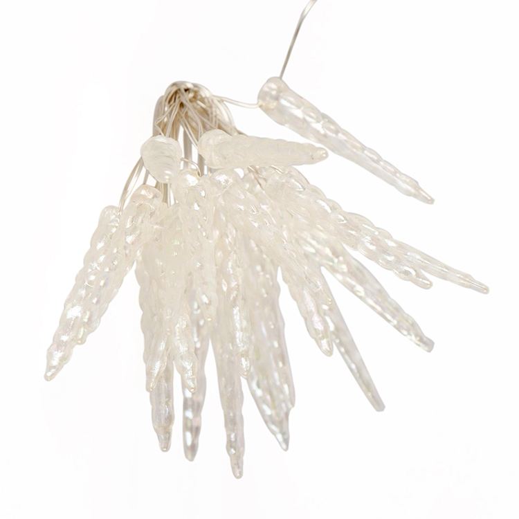 battery operated icicle fairy lights