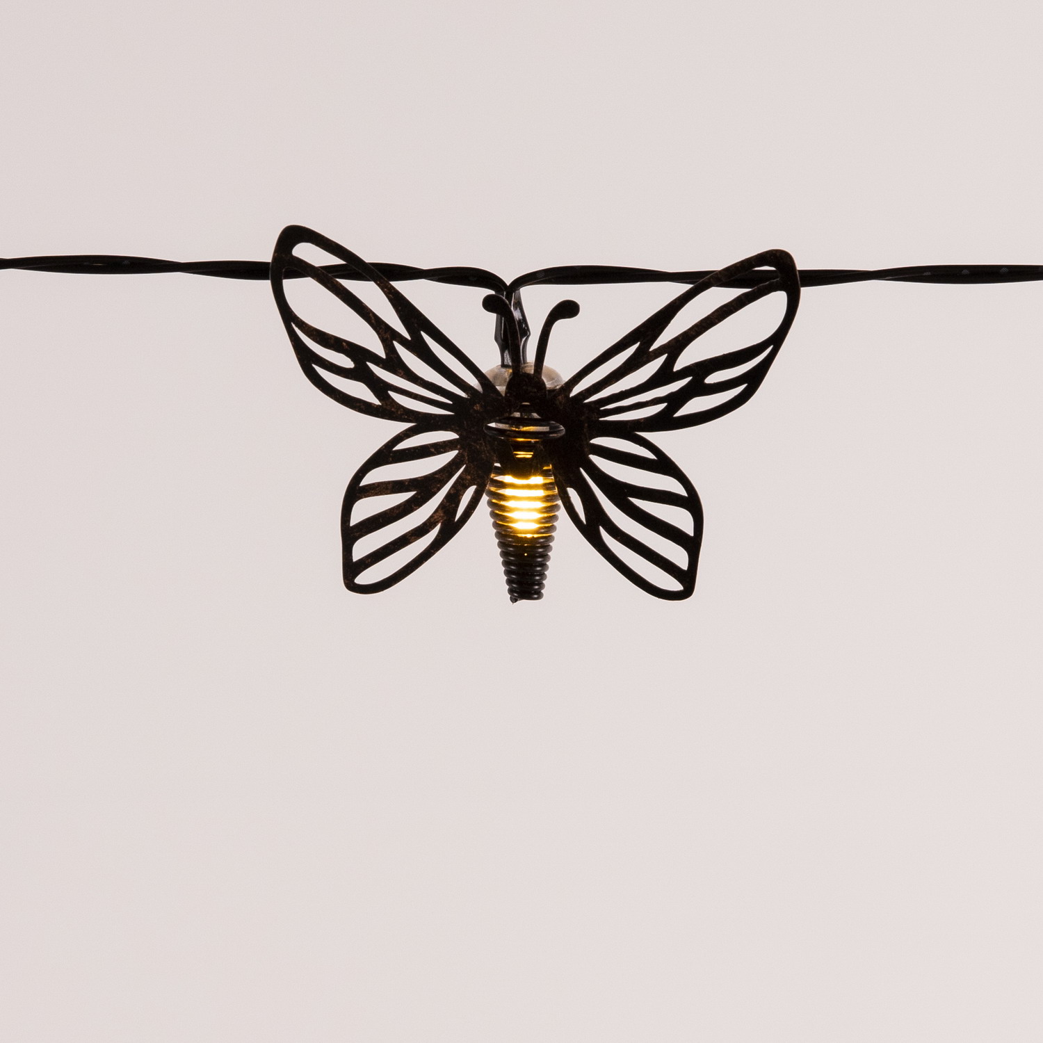 butterfly string lights outdoor