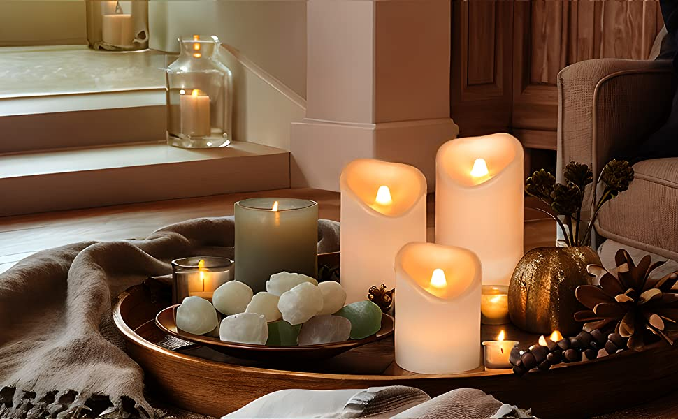 flameless flickering LED candle
