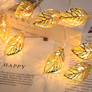 metal Golden Leaf led lights