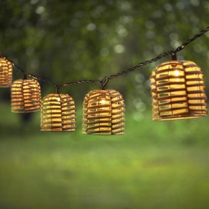 lampu tali lampion rotan