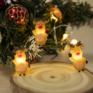 reindeer Kirsimeti Fairy String Lights