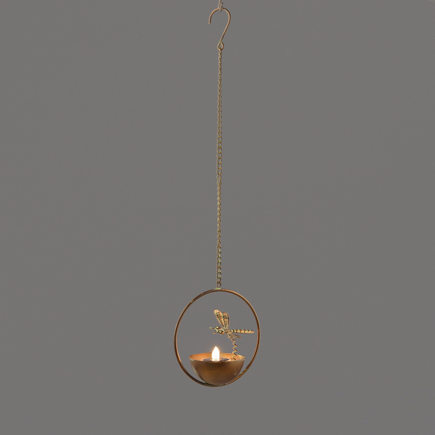 solar hanging dragonfly lights