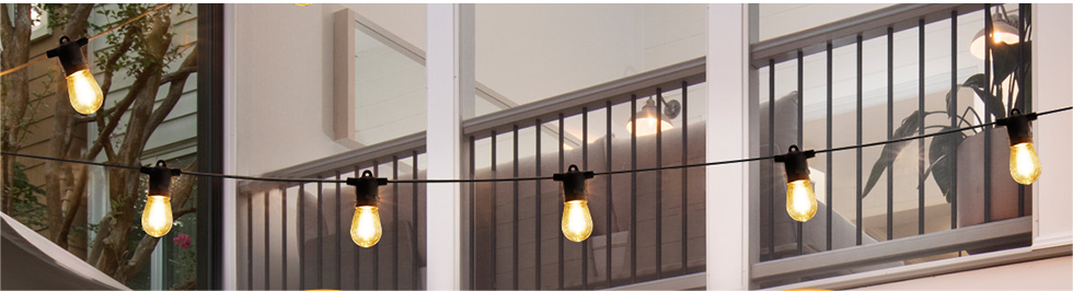 solar outdoor pergola string lights