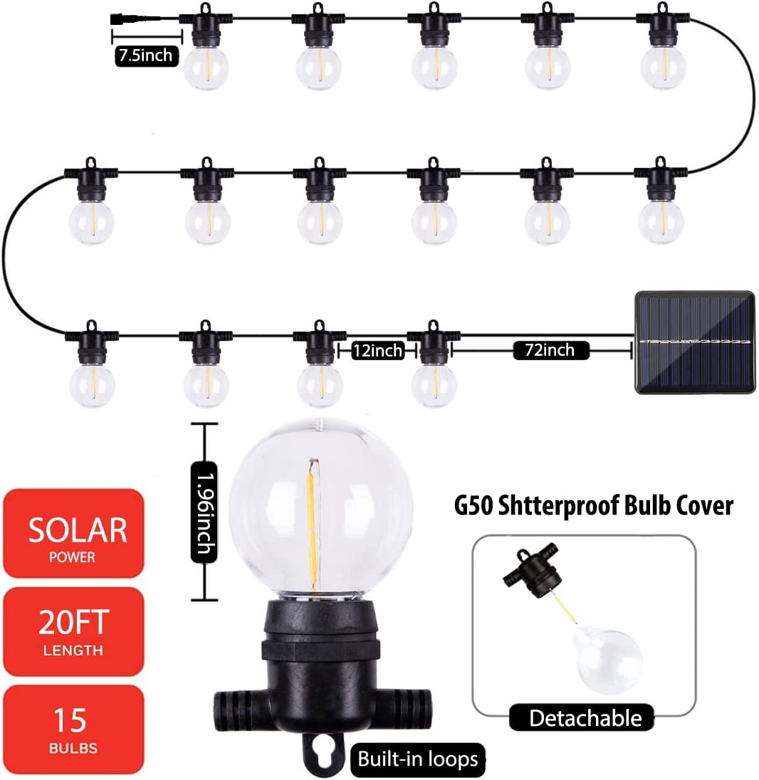 solar string light outdoor spec