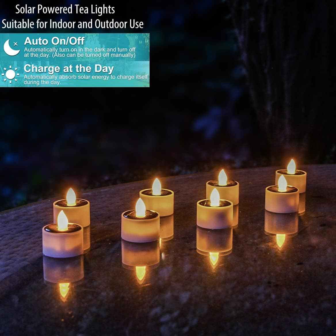 solar tea lights
