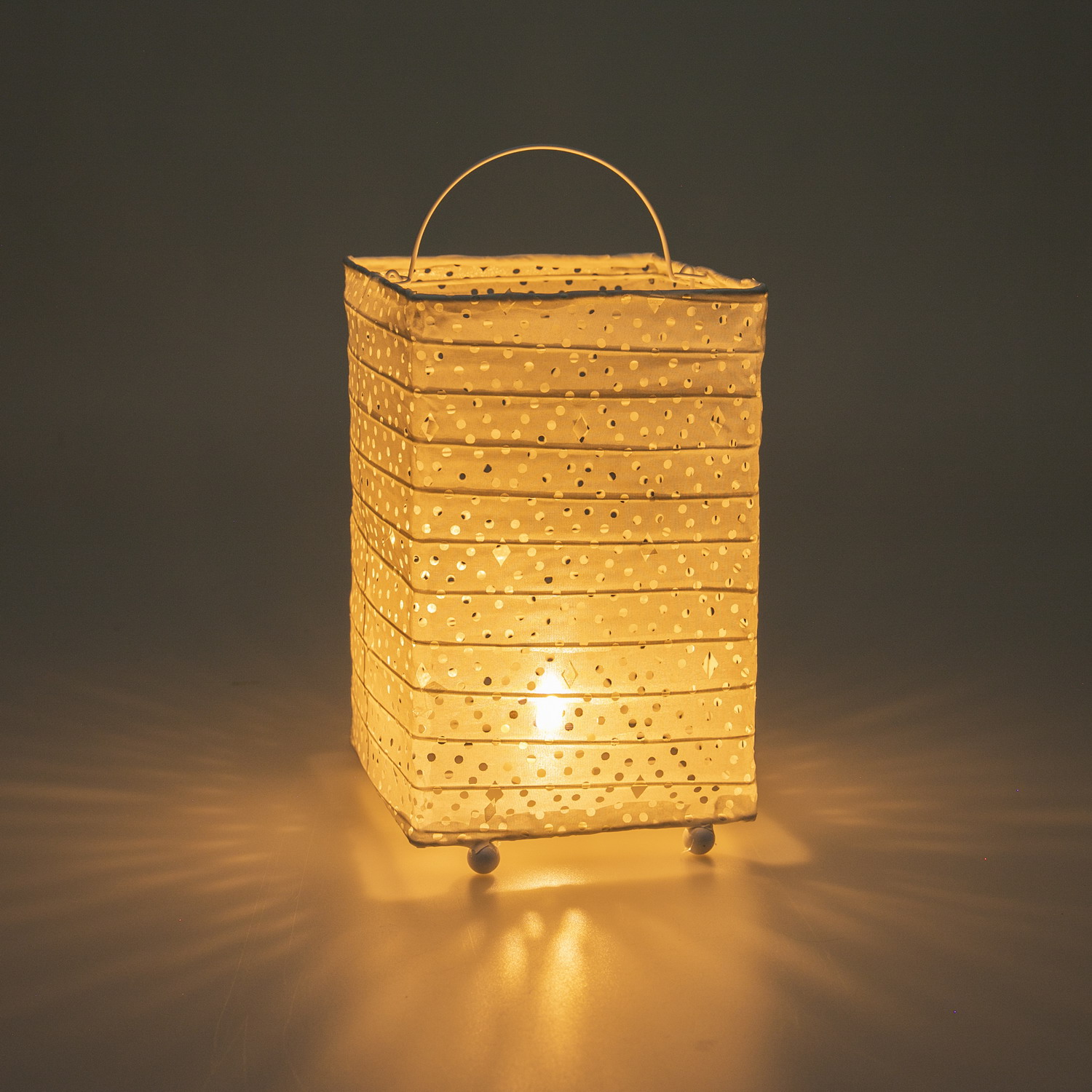 square shape Lantern with tea lights