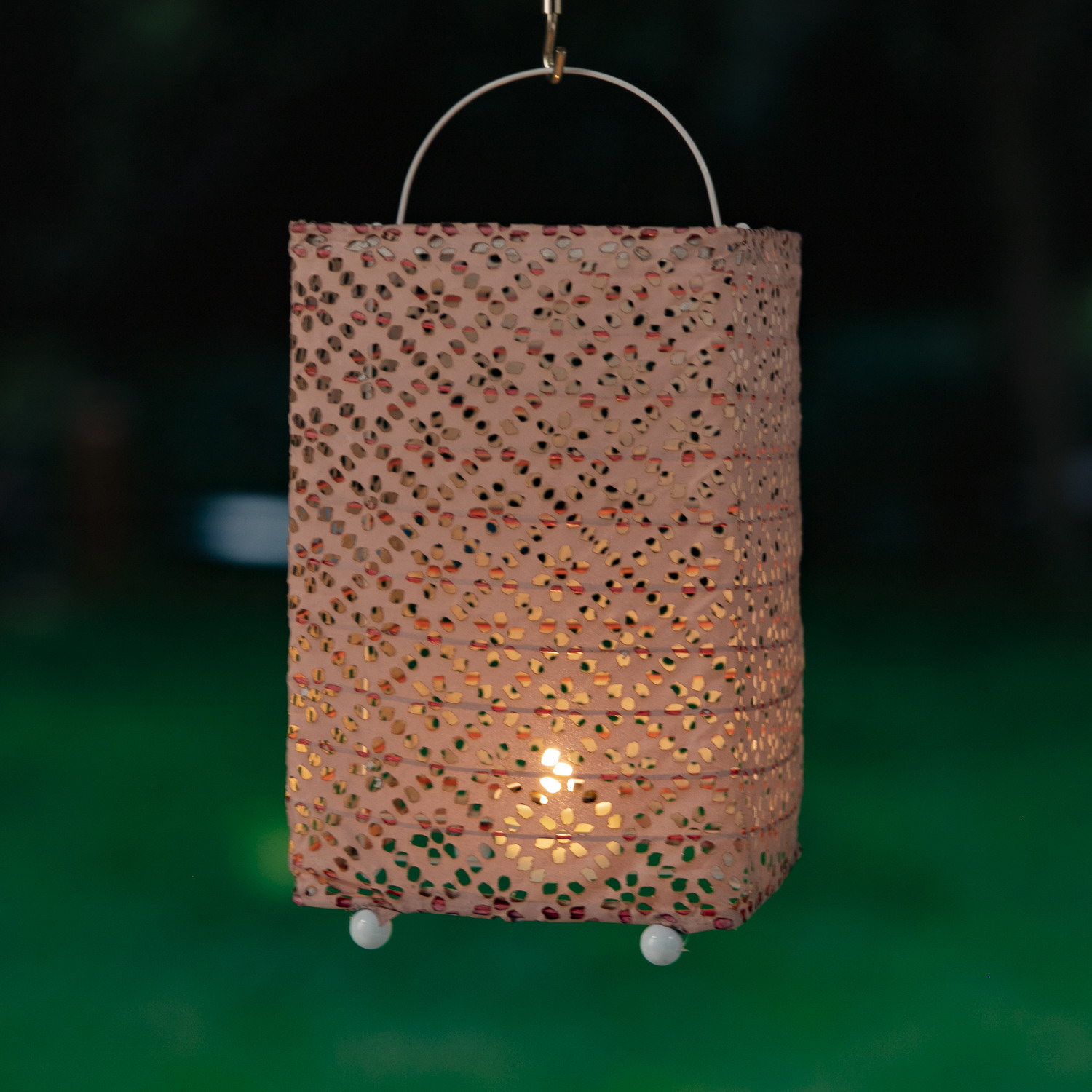 tabtop solar tealight lantern