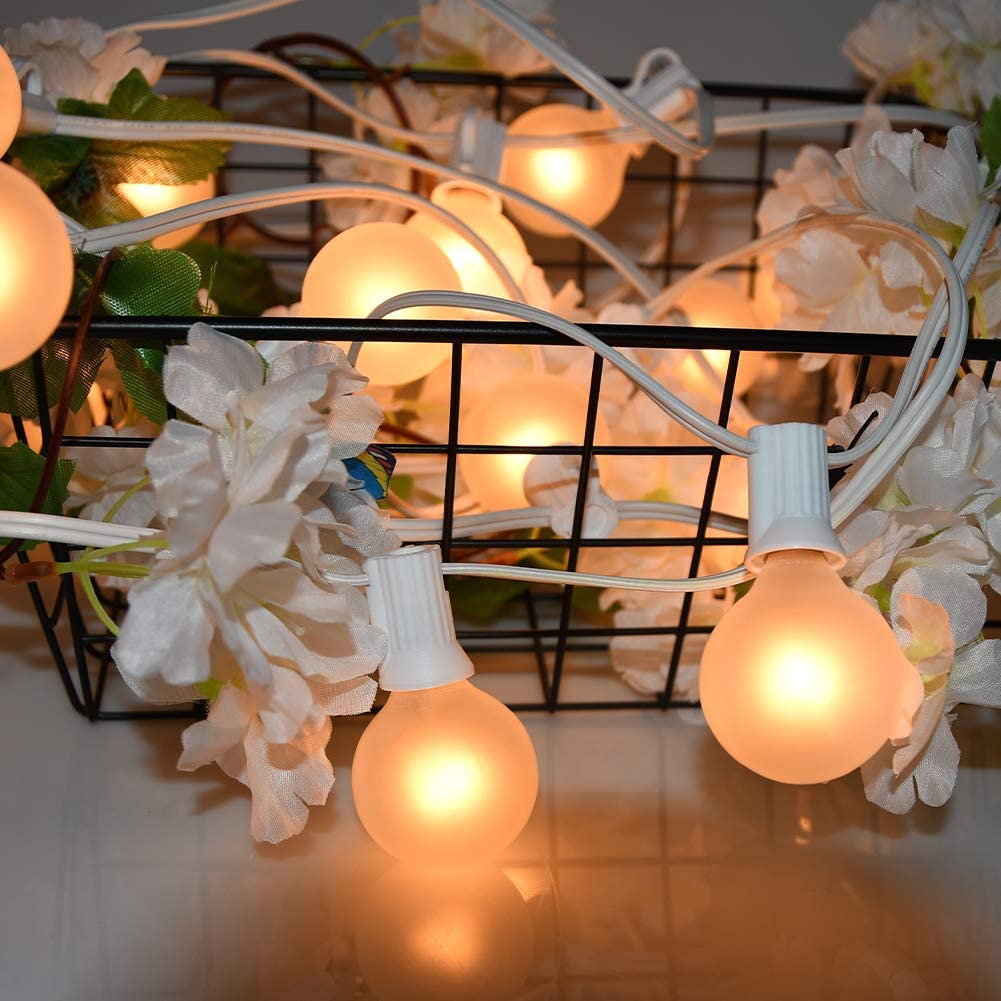 weather resistant outdoor string lights